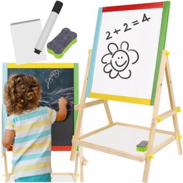 Kruzzel Houten Dubbelzijdig Bord - 65,5 x 40 x 33 cm - Kr..., Ophalen of Verzenden, Nieuw