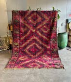 Groot Marokkaans vintage Berberwol Boujad tapijt -, Nieuw
