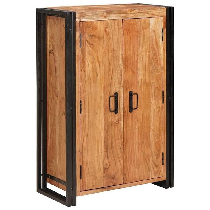 Dressoir Hoog | Industrieel Hout/Metaal | 54% Korting, Huis en Inrichting, Kasten | Overige, Gebruikt, Ophalen of Verzenden