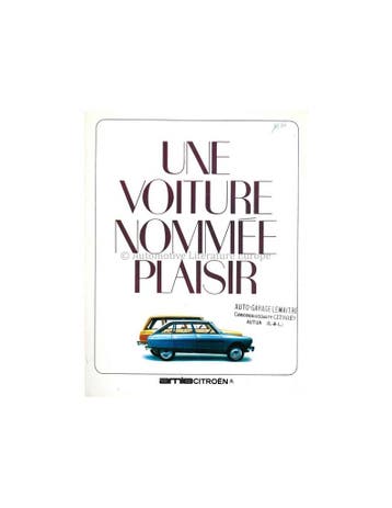 1970 CITROËN AMI 8 BROCHURE FRANS, Nieuw, Author