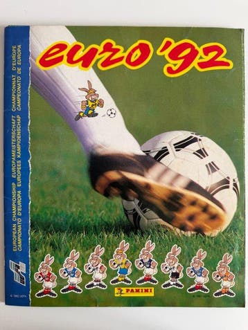 1992 Panini Euro 92 Marco van Basten, Ruud Gullit, Zinedine, Nieuw