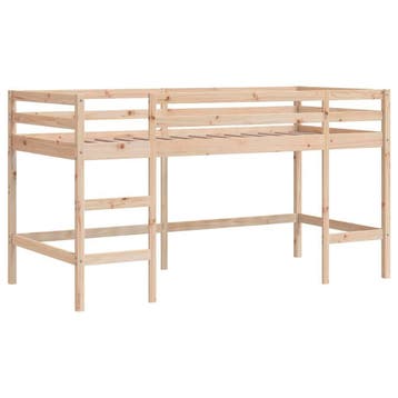 Halfhoogslaper grenenhout | 35% Korting | Nu!, Kinderen en Baby's, Kinderkamer | Stapelbedden en Hoogslapers, Ophalen of Verzenden