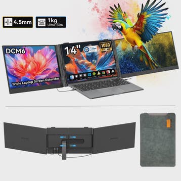 Blackview DCM6 14" FHD IPS Triple Laptop Screen Extender - D, Verzenden, Nieuw
