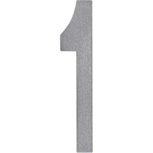 Intersteel huiscijfer nr. 1 150mm rvs, Doe-het-zelf en Verbouw, Hang- en Sluitwerk, Verzenden, Nieuw