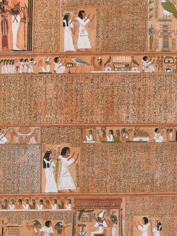 5,70 x 1,40 meter Laatste lot Replica van Oud-Egyptische