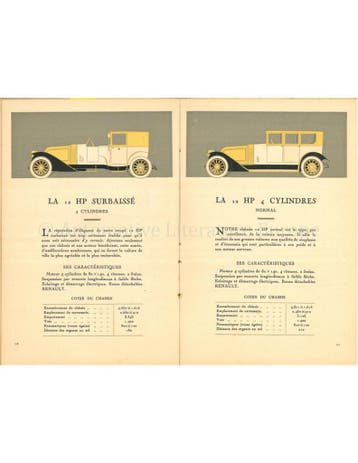 1922 RENAULT PROGRAMMA BROCHURE FRANS, Boeken, Auto's | Folders en Tijdschriften, Nieuw, Renault, Author
