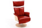 Relaxfauteuil Heesch - relaxfauteuils - Roze, Nieuw, Stof