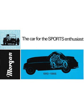 1965 MORGAN PROGRAMMA BROCHURE ENGLISH, Nieuw, Author