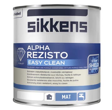 Sikkens Alpha Rezisto Easy Clean - Licht Grijs +/- RAL 70..., Nieuw, Ophalen of Verzenden, Verf, Grijs