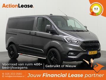 Ford Transit Custom Dubbel cabine L1 H1 2021 Diesel, Auto's, Automaat, Zwart, Diesel, Nieuw