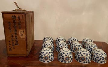 Kouransha  - Chawan (12) - Keramiek, Porselein