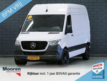 Zakelijke Lease |  Mercedes-Benz Sprinter 315 CDI L2H2, Automaat, Stof, Gebruikt, Wit