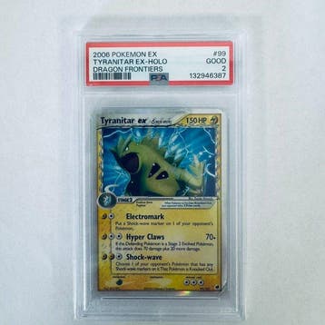 Pokémon Graded card - Tyranitar Ex Holo 99 - Pokémon - PSA 2, Nieuw