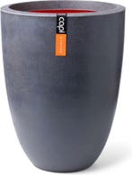 Capi Europe Vaas elegant laag Smooth NL 36x48cm Donkergrijs, Ophalen of Verzenden, Nieuw
