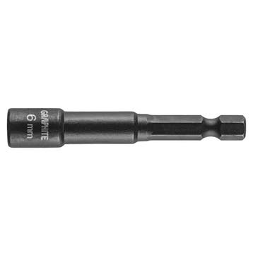 Magnetische dopsleutel bit - 6mm - 1/4 - S2 staal, Ophalen of Verzenden, Nieuw
