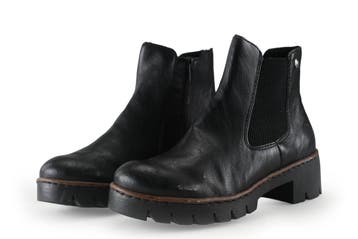 Rieker Chelsea boots in maat 37 Zwart, Verzenden, Zwart, Overige typen, Zo goed als nieuw