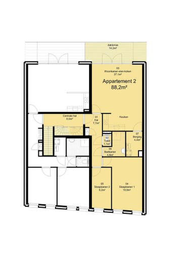 Te huur: Appartement Akerstraat in Kerkrade, Huizen en Kamers, Limburg, Appartement, Kerkrade