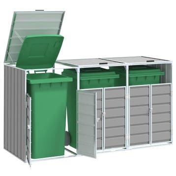 vidaXL Containerberging voor 3 containers 216x81x115 cm, Verzenden, Nieuw