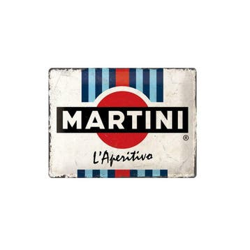 Martini reclamebord relief 30x40 cm, Verzamelen, Merken en Reclamevoorwerpen, Verzenden, Nieuw