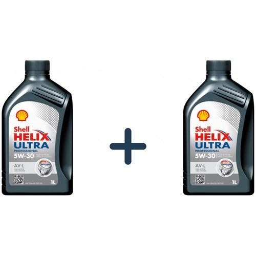 Shell Aanbieding: 2 X Helix Ultra Prof Av-L 5W30 1L, Auto diversen, Onderhoudsmiddelen, Verzenden