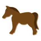 8 Paarden cupcake wrappers en 8 cupcake toppers, Verzenden, Nieuw, Taarten of Cupcakes, Versiering