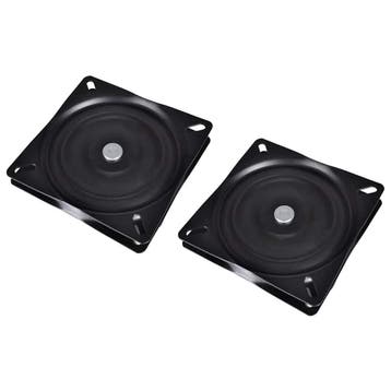 vidaXL Draaiplateaus voor bootstoelen 2 st standaard, Watersport en Boten, Verzenden, Nieuw