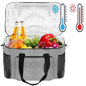 Koeltas | Koelbox | 47x28x23 cm | 30 Liter | Grijs, Auto diversen, Autostickers, Ophalen of Verzenden