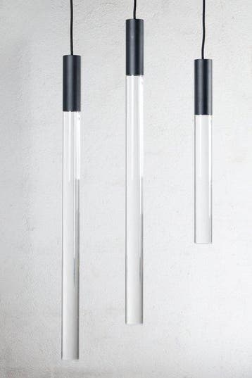Karakter - Angelo Mangiarotti - Lamp - Plexi - Zwart, Set