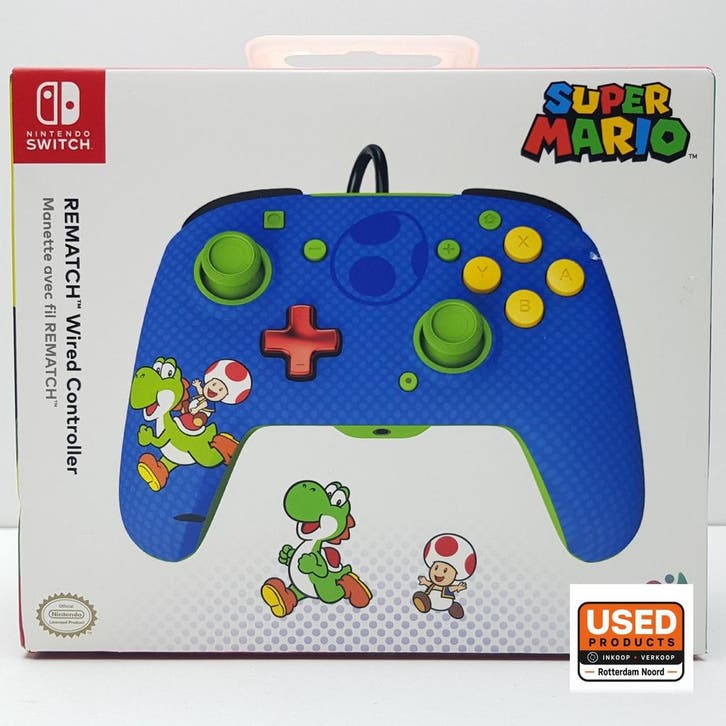 PDP Rematch Wired Controller for Nintendo Switch (Toad & Yos, Spelcomputers en Games, Spelcomputers | Nintendo Consoles | Accessoires