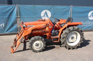 Veiling: Minitractor Kubota ZL1-255 Diesel 24pk met voorlade, Zakelijke goederen, Agrarisch | Tractoren, Ophalen, Gebruikt, Overige merken