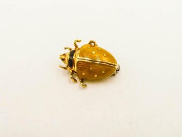Broche - 18 karaat Geel goud, Sieraden, Tassen en Uiterlijk, Antieke sieraden