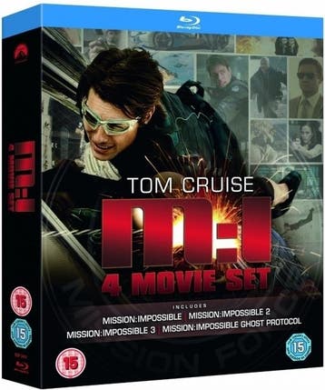 Mission Impossible 4 Movie Set (Blu-ray), Verzenden, Gebruikt