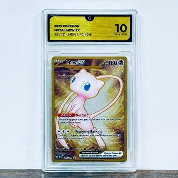 Pokémon Graded card - Metal Mew 205 - Pokemon - GG 10, Nieuw