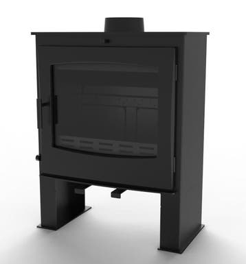 Magazijn Uitverkoop Houtkachel Londen-8 Long Legs, Nieuw