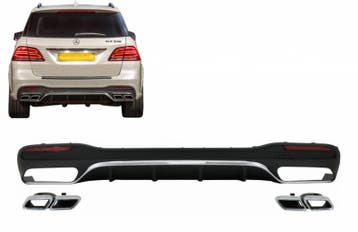Diffuser Mercedes GLE W166 SUV (15-19) GLE63 Design incl., Ophalen of Verzenden, Nieuw