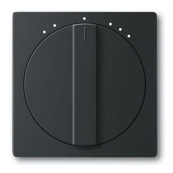 Busch-Jaeger Future Linear 3-standen schakelaar MAT Zwart, Nieuw, Stopcontact