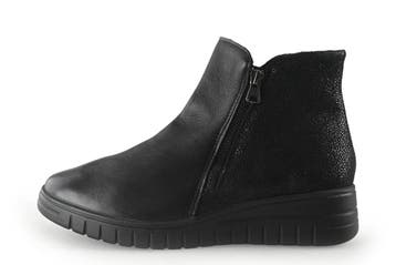 Sens Enkellaarzen in maat 44 Zwart, Kleding | Heren, Schoenen, Zwart, Overige typen, Zo goed als nieuw, Verzenden