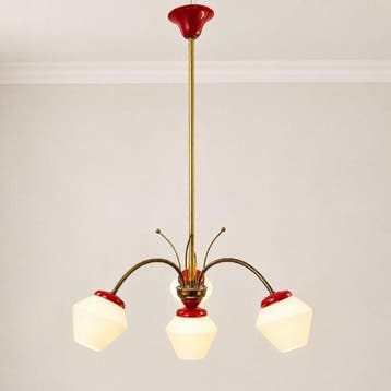 nello stile Stilnovo - Kroonluchter - Verguld messing,