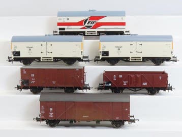 Roco H0 - o.a. 47711 - Modeltrein goederenwagon (6) - 6x, Nieuw