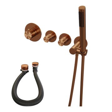 Brauer Copper Edition Thermostatische Inbouw Badkraan, Doe-het-zelf en Verbouw, Sanitair, Ophalen of Verzenden, Nieuw