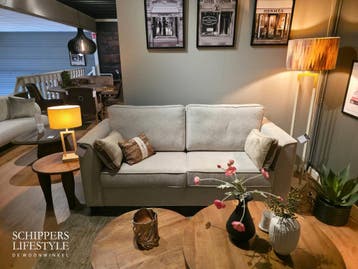Bank Delphi, Huis en Inrichting, Nieuw, Tweepersoons, Rechte bank