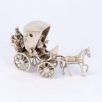 J. Weeda - Rijtuig - Beeldje, Miniatuur Figuur - 5.8 cm -