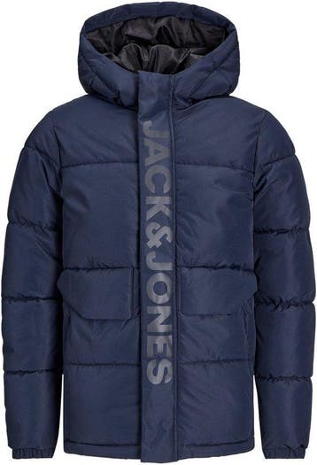 JACK & JONES JCOSPEED PUFFER SN JNR Jongens Jas - Maat 152, Verzenden, Nieuw