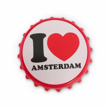 Opener magneet I love Amsterdam, Ophalen of Verzenden, Nieuw