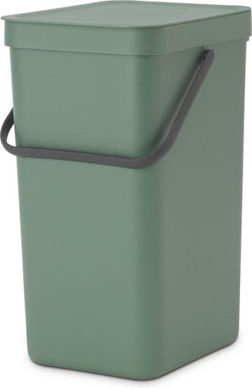 Brabantia Sort & Go Prullenbak - 16 l - Fir Green, Huis en Inrichting, Woonaccessoires | Prullenbakken, Verzenden, Nieuw