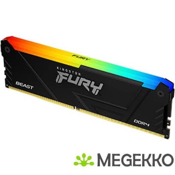 Kingston DDR4 FURY Beast RGB 1x32GB 3200, Computers en Software, Verzenden, Nieuw