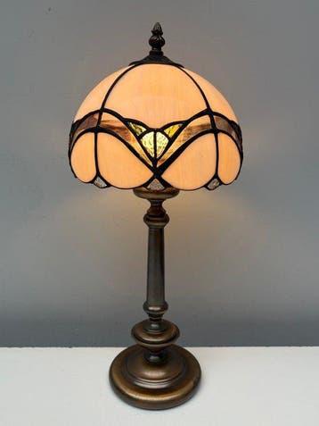 Tafellamp - Glas-in-lood