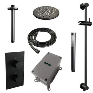 Brauer Black Edition Thermostatische Regendoucheset Inbouw -, Ophalen of Verzenden, Nieuw