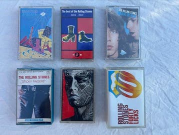 De Rolling Stones - Collection of 6 x tapes - Diverse titels, Cd's en Dvd's, Nieuw in verpakking