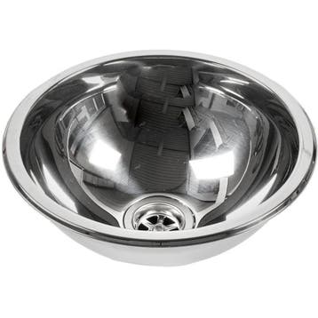 Inbouw Wasbak Rond 295x120mm Rvs, Watersport en Boten, Ophalen of Verzenden, Nieuw